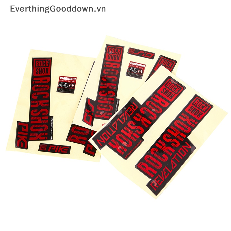 Miếng Đề Can Dán Phuộc Trước Xe Đạp Địa Hình Rock Shox SID Road MTB