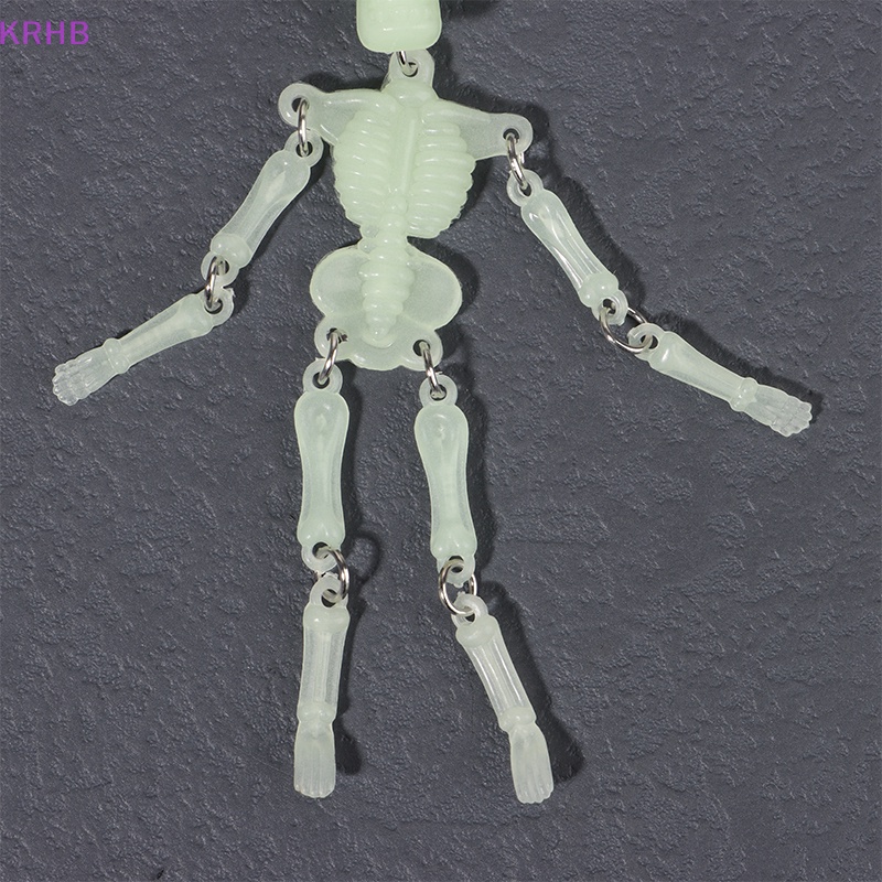 Móc Khóa Hình Đầu Lâu Phát Quang Phong Cách Gothic Thời Trang Mới