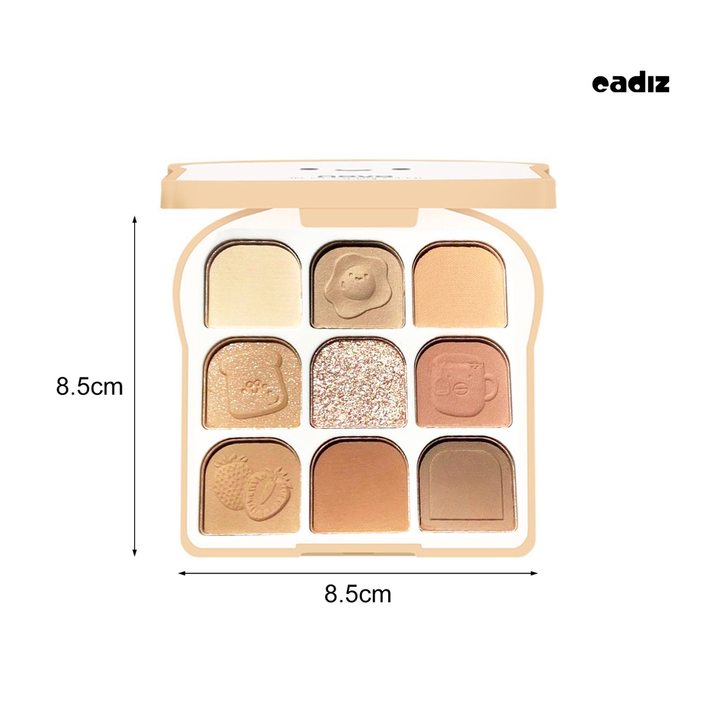 Bảng Phấn Mắt Trang Điểm Lấp Lánh Lâu Trôi Không Gây Kích Ứng Làm Sáng Da Dành Cho Nữ