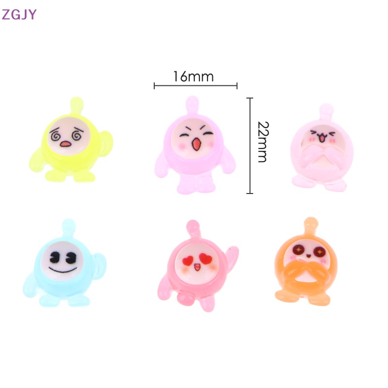 Bộ 5 Tượng Nhỏ Dạ Quang Dùng Trang Trí Tiểu Cảnh Mới