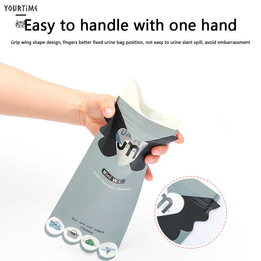 Set 3 Túi Đi Tiểu Khẩn Cấp Sử Dụng Một Lần Tiện Lợi