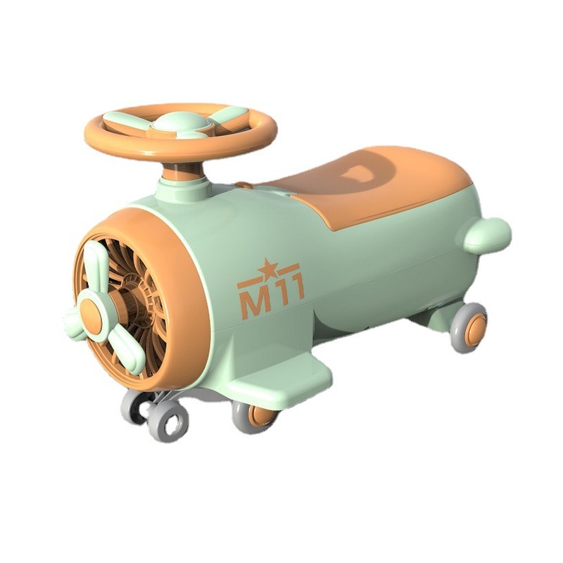 Xe Trượt Điện HZMTY0554 Bằng Nhựa Chống Lăn Dành Cho Trẻ Em 1-3 Tuổi