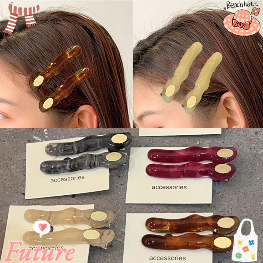 Set 4 Kẹp Tóc Mỏ Vịt Nhiều Màu Sắc Thời Trang