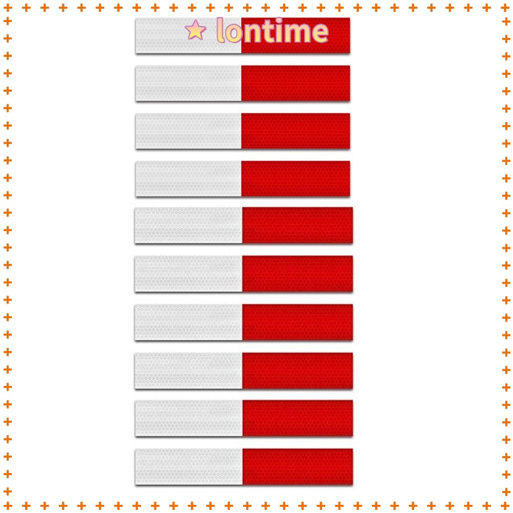 Bộ 10 Băng Keo Phản Quang Chất Lượng Cao Cho Xe Tải Xe Moóc