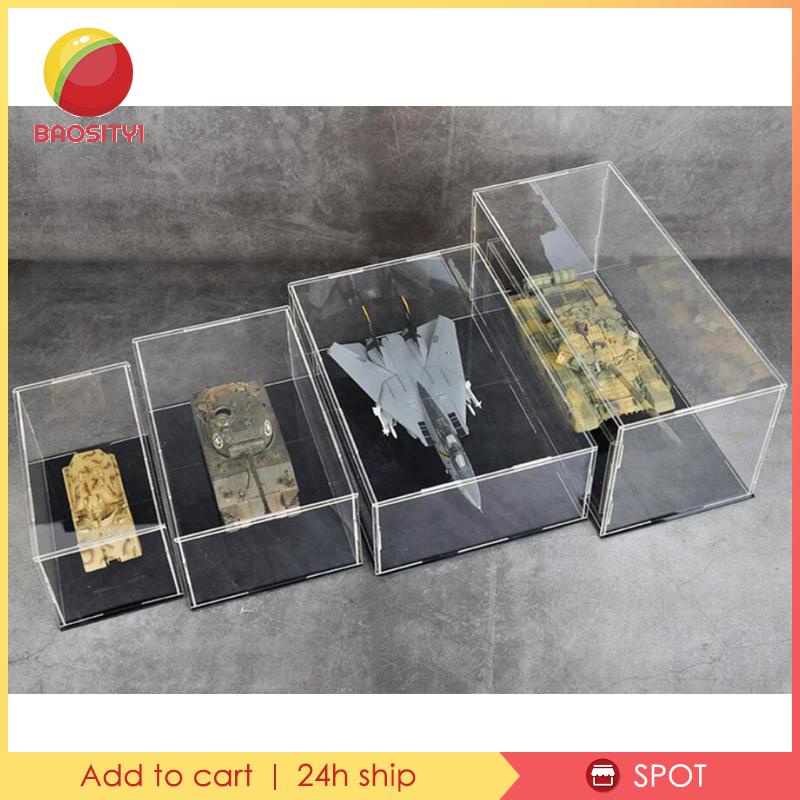 [Baosity1] Ốp Acrylic Chống Bụi Trưng Bày Mô Hình Đồ Chơi 50cmx25cmx15cm