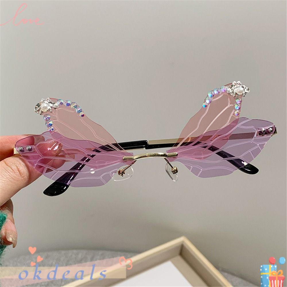 Kính Mát Hình Cánh Chuồn Chuồn Hóa Trang Halloween