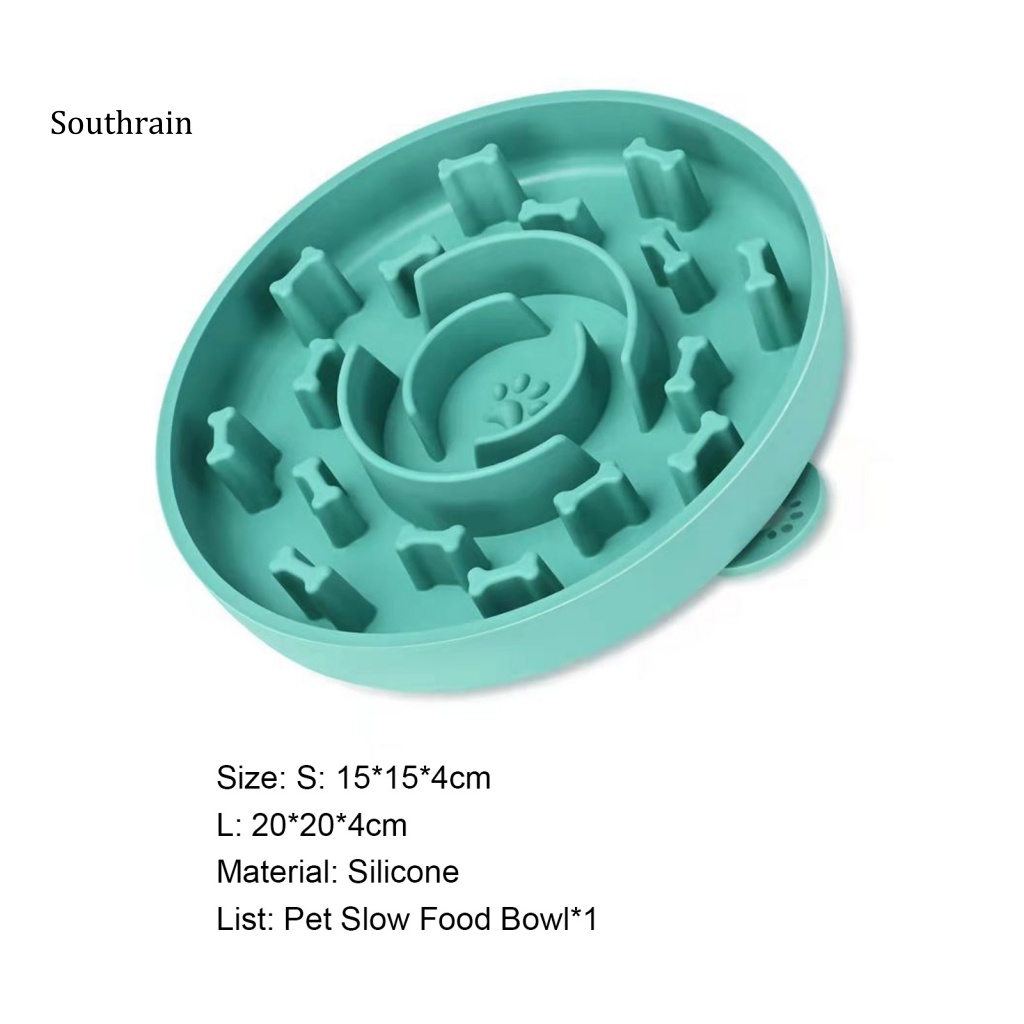 Dụng Cụ Đựng Thức Ăn Bằng Silicone Không Trơn Dành Cho Thú Cưng