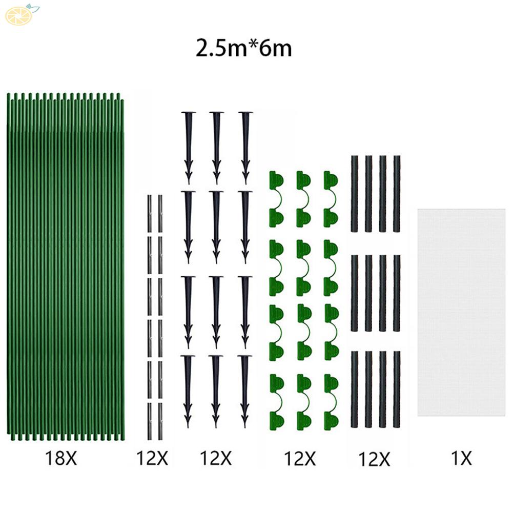 【VARSTR】DIY Plant Support Fiberglass Support Hoops Frame Greenhouse Hoops For Garden