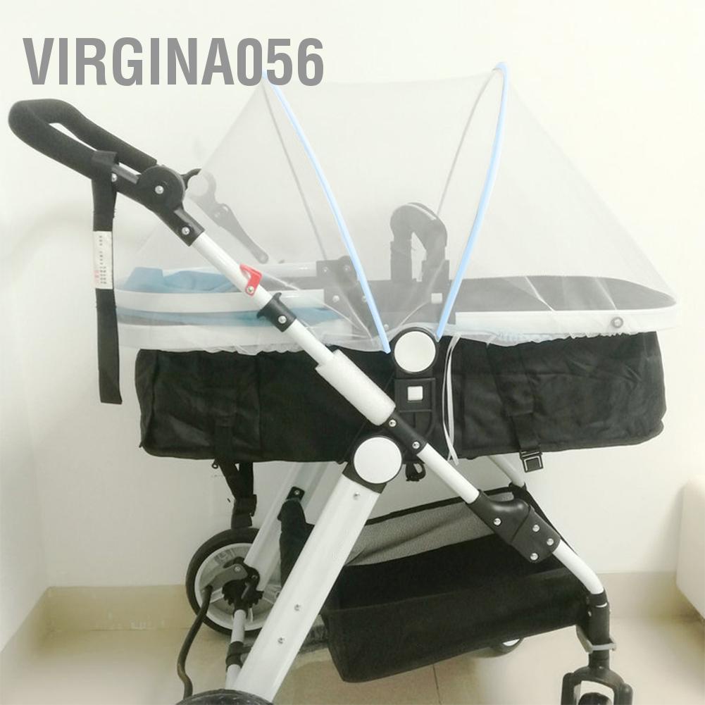 Virgina056 Portable Full Cover Fly Bảo vệ côn trùng Lưới chống muỗi cho xe đẩy Xe trẻ sơ sinh