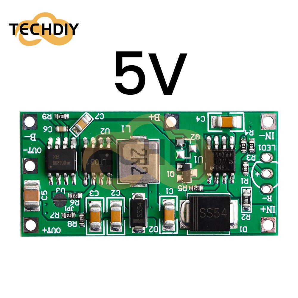 Mô Đun Tăng Áp Nguồn Điện DC UPS 5V 12V 15W 18650