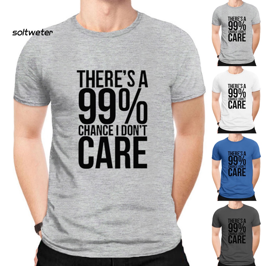 Áo Thun Tay Ngắn Cổ Tròn In Chữ Thời Trang Mùa Hè Cho Nam