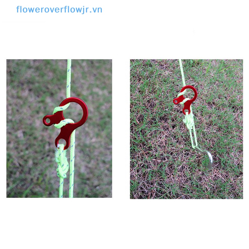 Bộ 10 Móc Khóa Dây Lều Cắm Trại Tiện Dụng