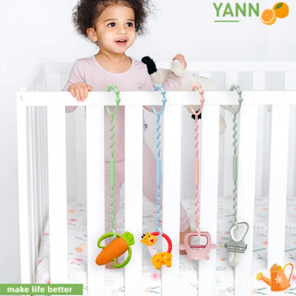 Bộ 2 Dây Đeo Núm Vú Giả Gắn Xe Đẩy Em Bé Chống Thất Lạc Dễ Điều Chỉnh