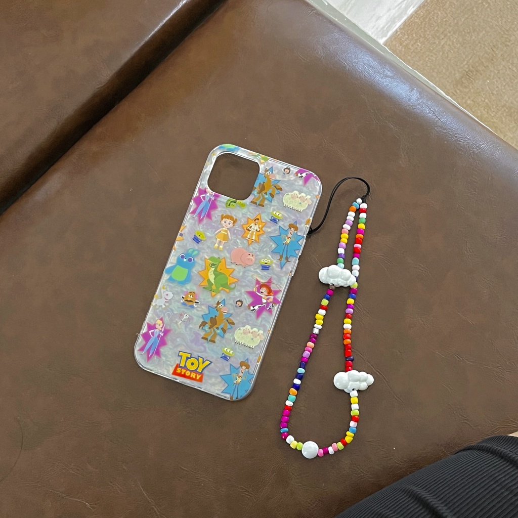 Ốp Điện Thoại TPU Mềm Trong Suốt Hai Mặt Họa Tiết Hoạt Hình Toy Story Cho iPhone 11 13 12 14 Pro Max