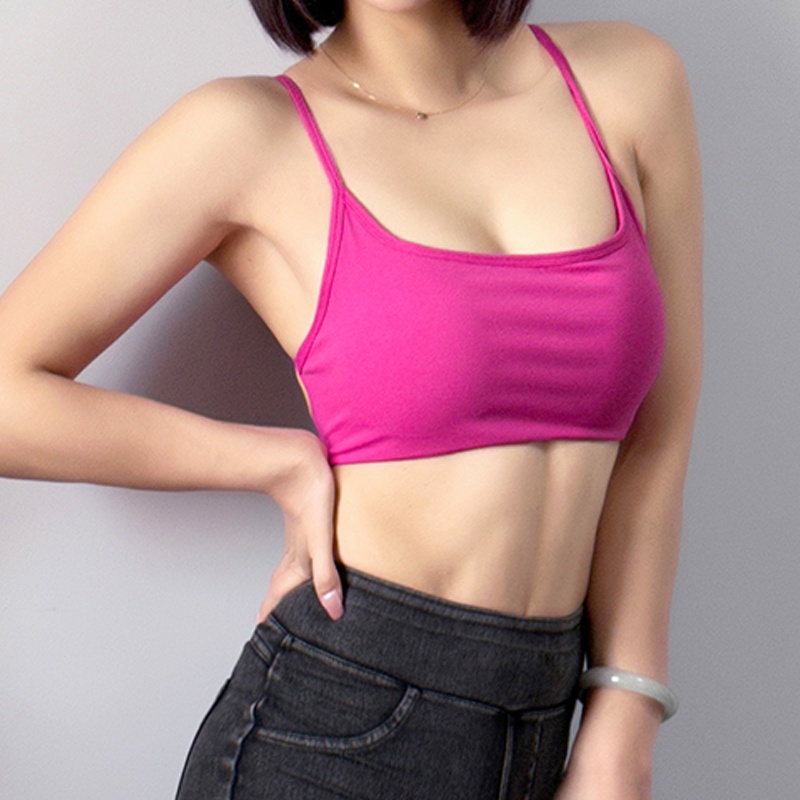 Áo Ngực Thể Thao Dây Chéo Lưng Chống Sốc Thời Trang Quyến Rũ Cho Nữ