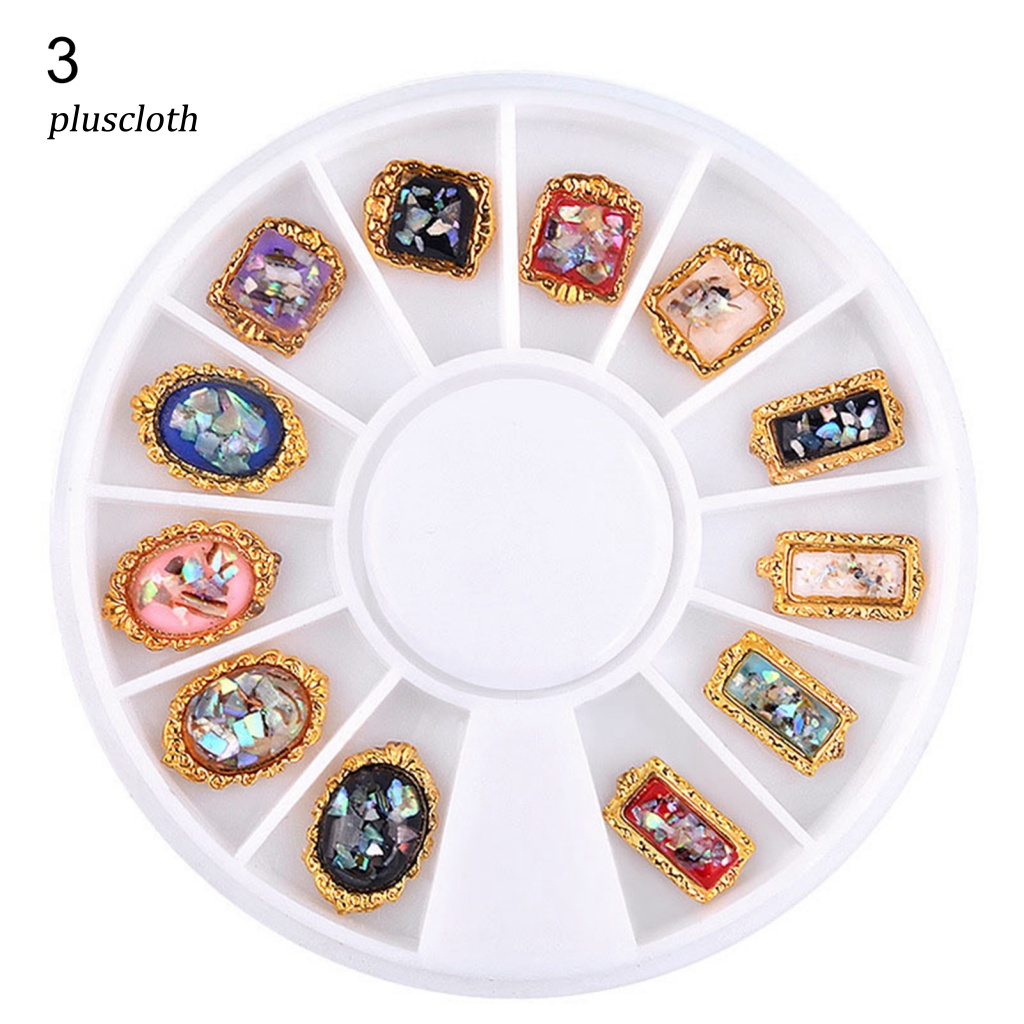 Hạt Đá Thủy Tinh 3D Nhiều Màu Tự Trang Trí Móng Tay