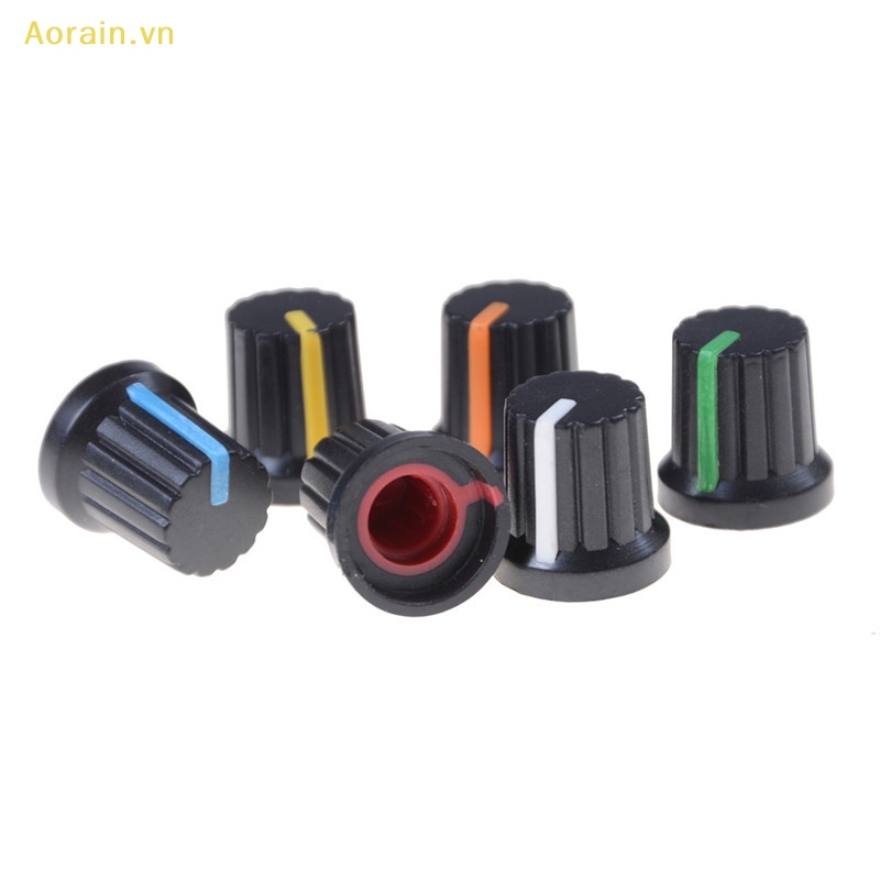 Set 10 Nút Vặn Chiết Áp Đường Kính 6mm Điều Chỉnh Âm Lượng