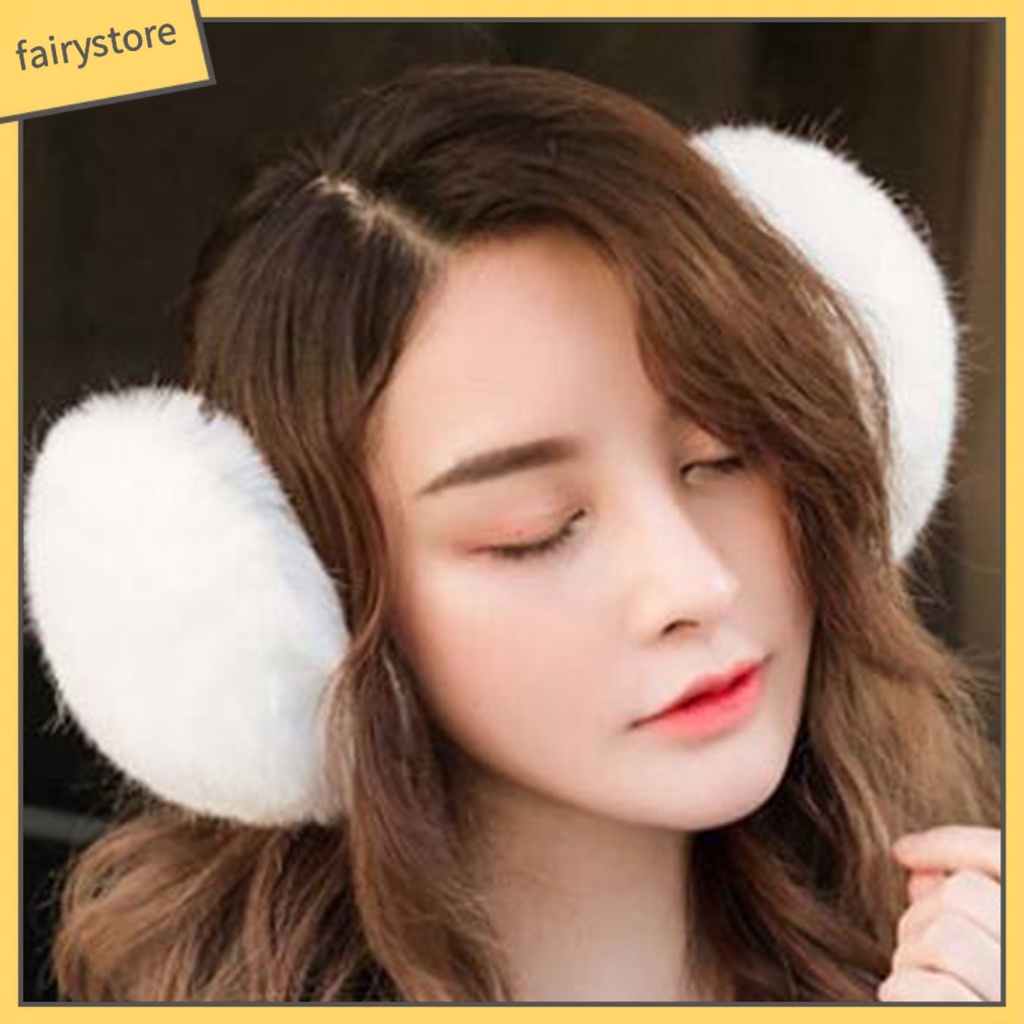 Bông Chụp Tai Giữ Ấm Mùa Đông Có Thể Điều Chỉnh Dễ Thương Cho Nữ
