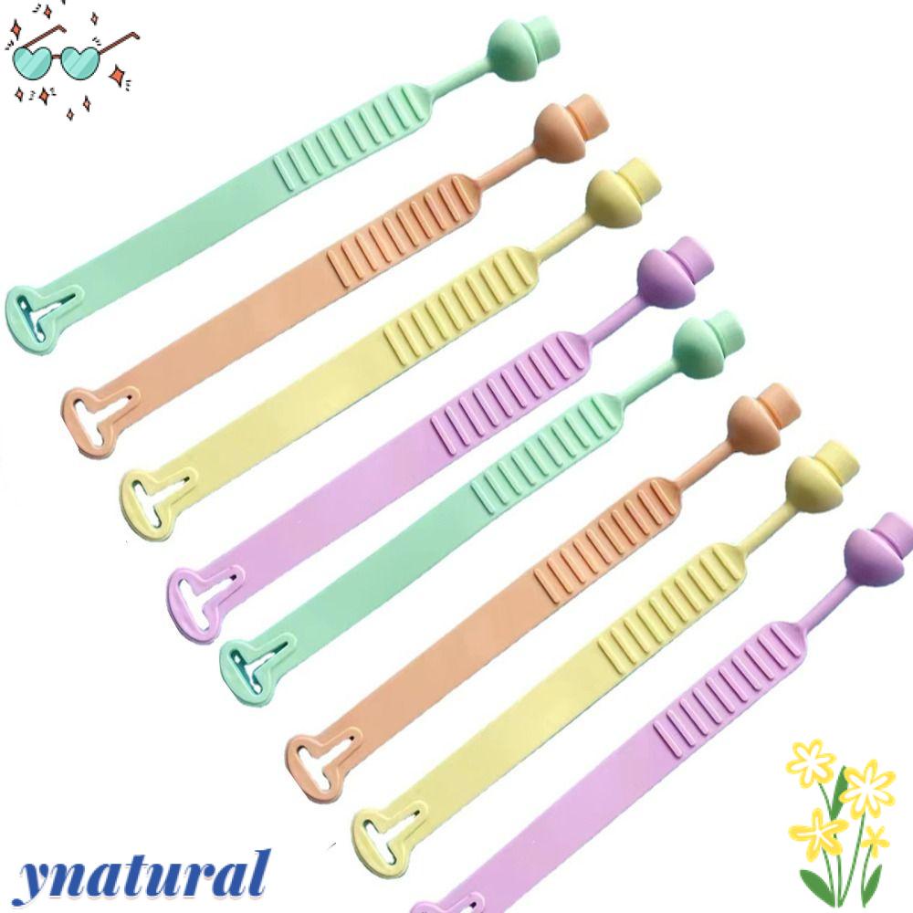 Bộ 12 Miếng Silicone Nhấc Nắp Bồn Cầu Hình Nấm Đầy Màu Sắc