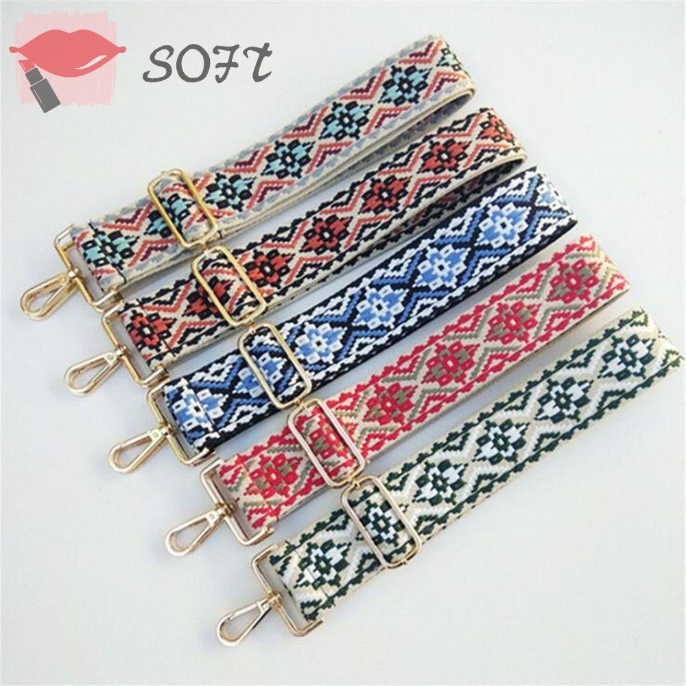 Dây Đeo Túi Xách Bằng Nylon Thêu Họa Tiết Thời Trang