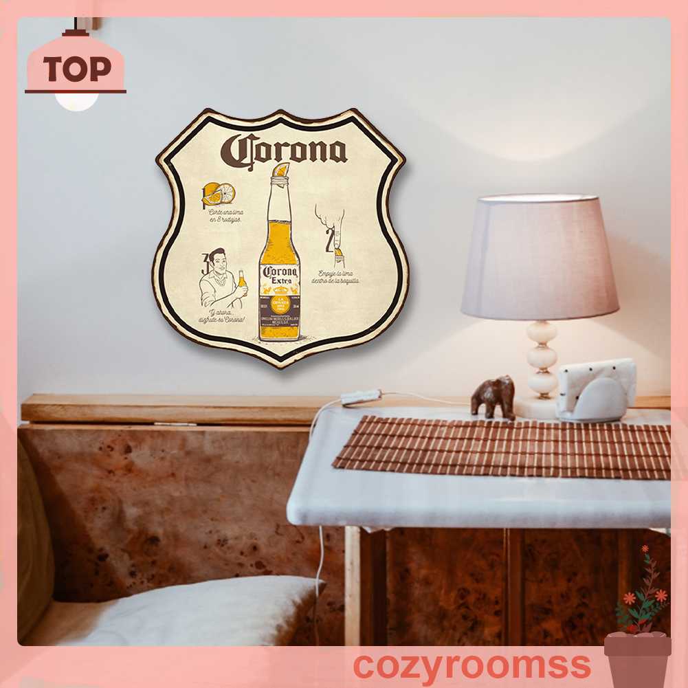 Tranh Treo Tường Bằng Kim Loại Phong Cách Vintage Độc Đáo