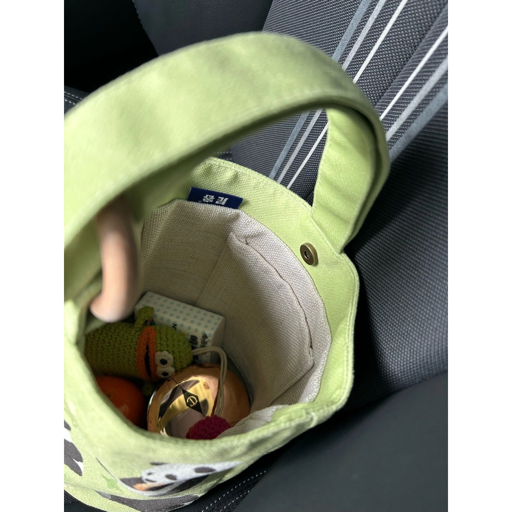 Túi Xách Vải Canvas In Hình Gấu Trúc Dễ Thương Thời Trang Mùa Hè Cho Nữ