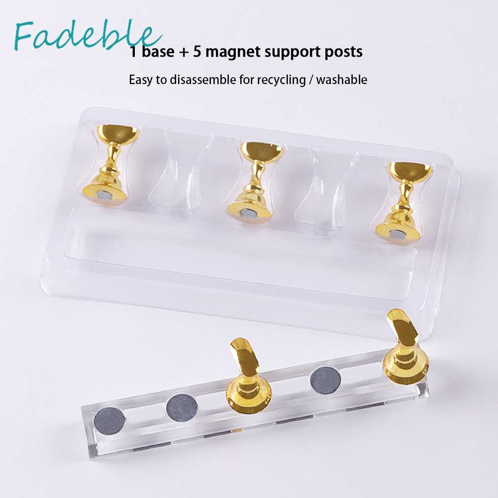 Giá Đỡ Trưng Bày Móng Tay Giả Từ Tính Bằng Acrylic Tiện Dụng