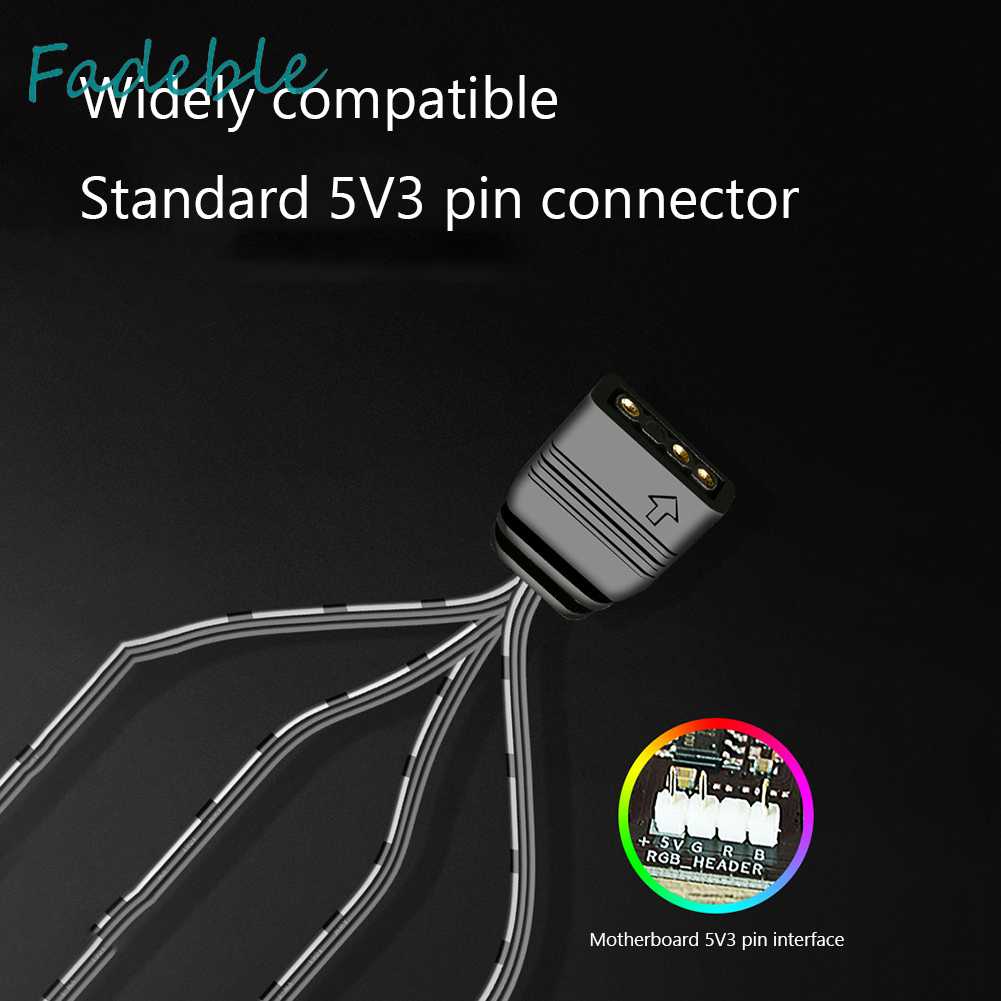 Dây Cáp Chia Cổng Quạt 5V 3Pin Cho Bo Mạch Chủ