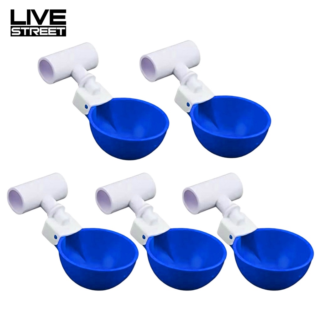 Bộ 5 Cốc Uống Nước Cho Gà Có Thể Tái Sử Dụng Tiện Lợi