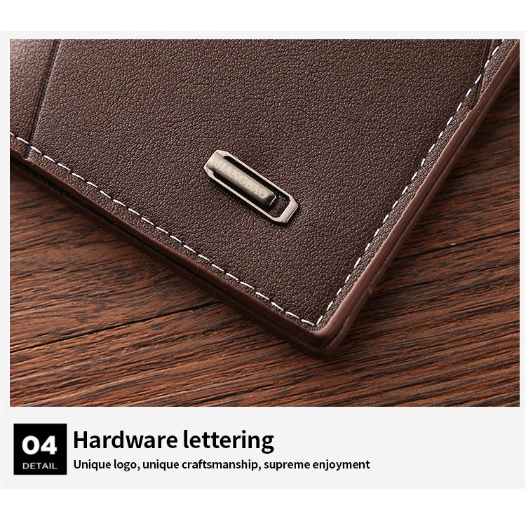 Ví Da Mềm Mỏng Dáng Dài Nhiều Ngăn Đựng Thẻ Thời Trang Cho Nam