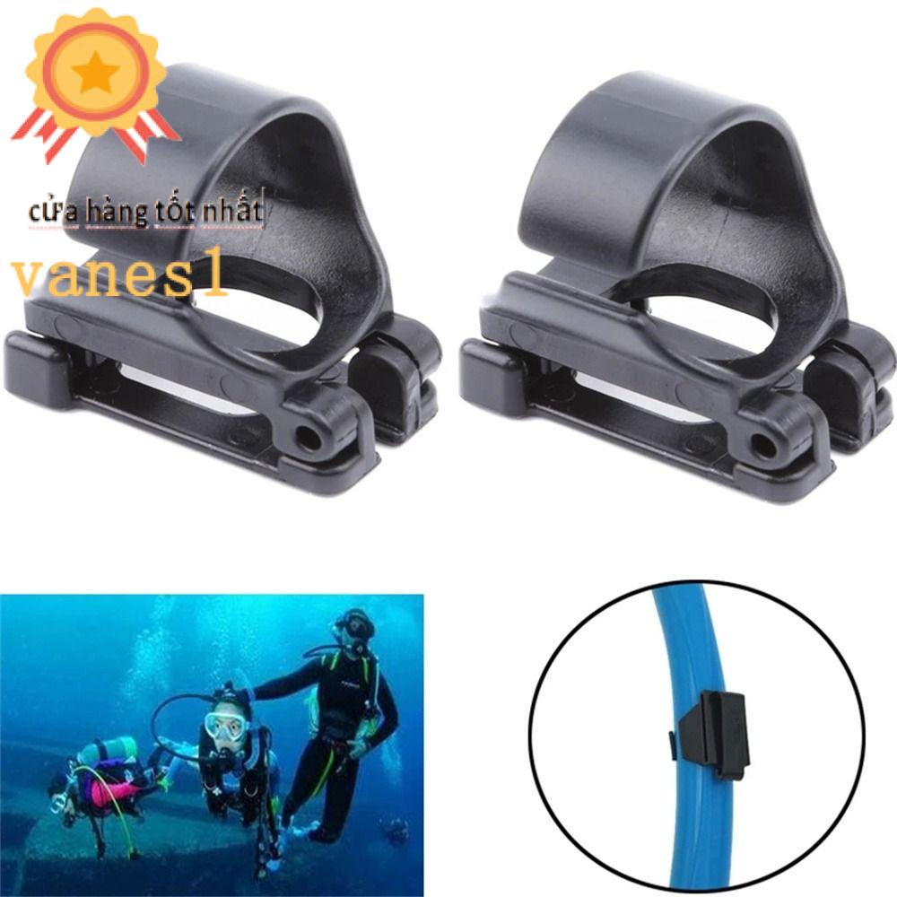 Mặt Nạ Lặn VANES1 Bằng Nhựa Màu Đen Có Kẹp Giữ Ống Thở Tiện Dụng