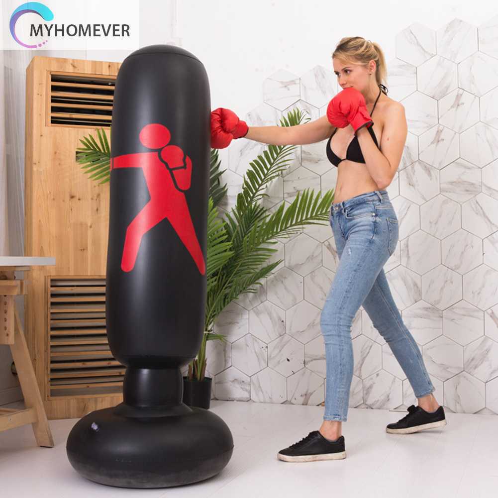 Túi Cát Bơm Hơi Luyện Tập Boxing Giảm Căng Thẳng