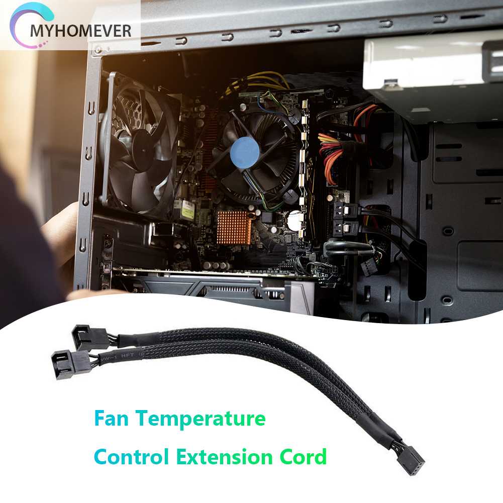 Cáp Nối Dài Quạt Tản Nhiệt CPU Máy Tính PC / Vỏ Sò 30cm 4 Pin