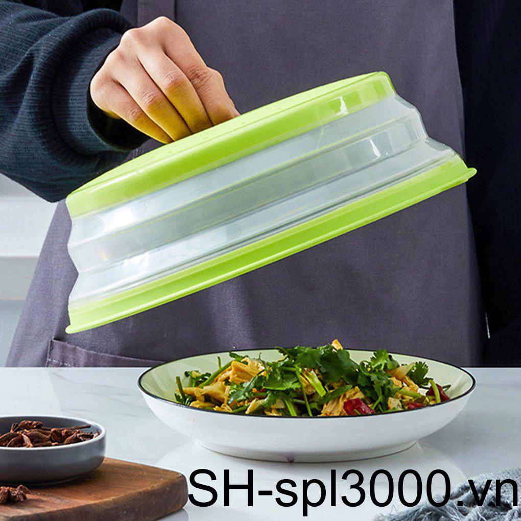 Vỏ Bọc Đĩa Đựng Thực Phẩm Chống Dầu Kèm Nắp Đậy Tiện Dụng Cho Lò Vi Sóng
