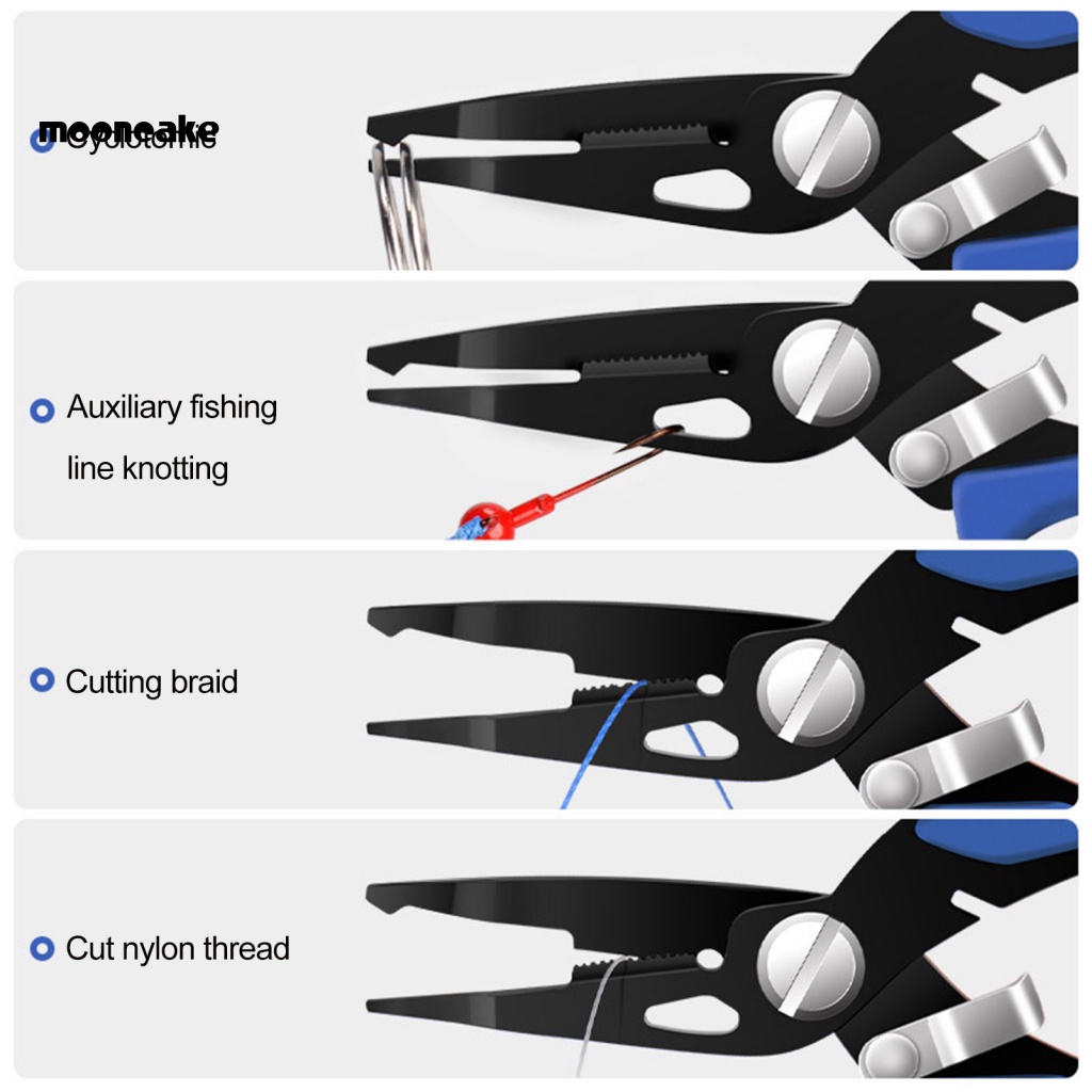 &lt; Mooncake &gt; Kìm Cắt Dây Câu Cá Nhiệt Độ Mạnh Đa Chức Năng