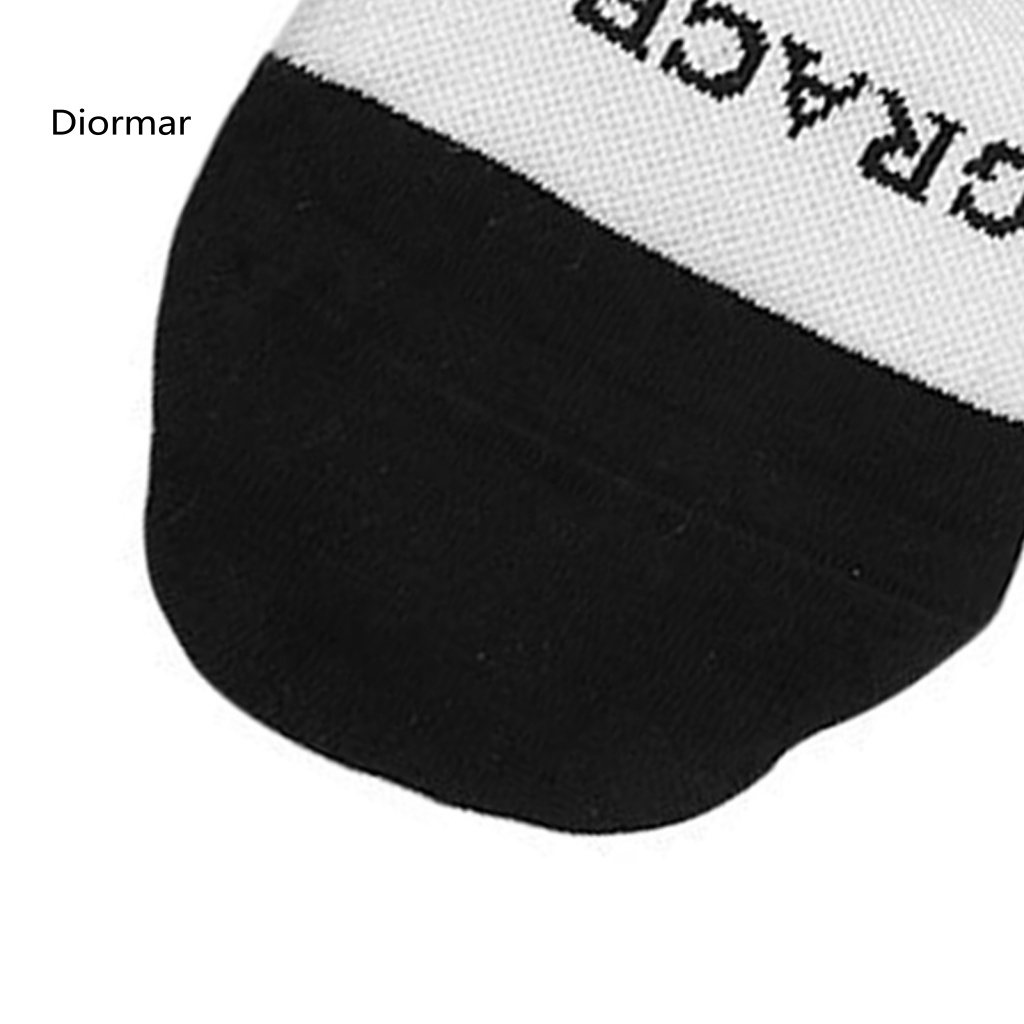 1 Đôi Tất Dệt Kim Màu Sắc Tương Phản Phong Cách Thể Thao Cho Nữ