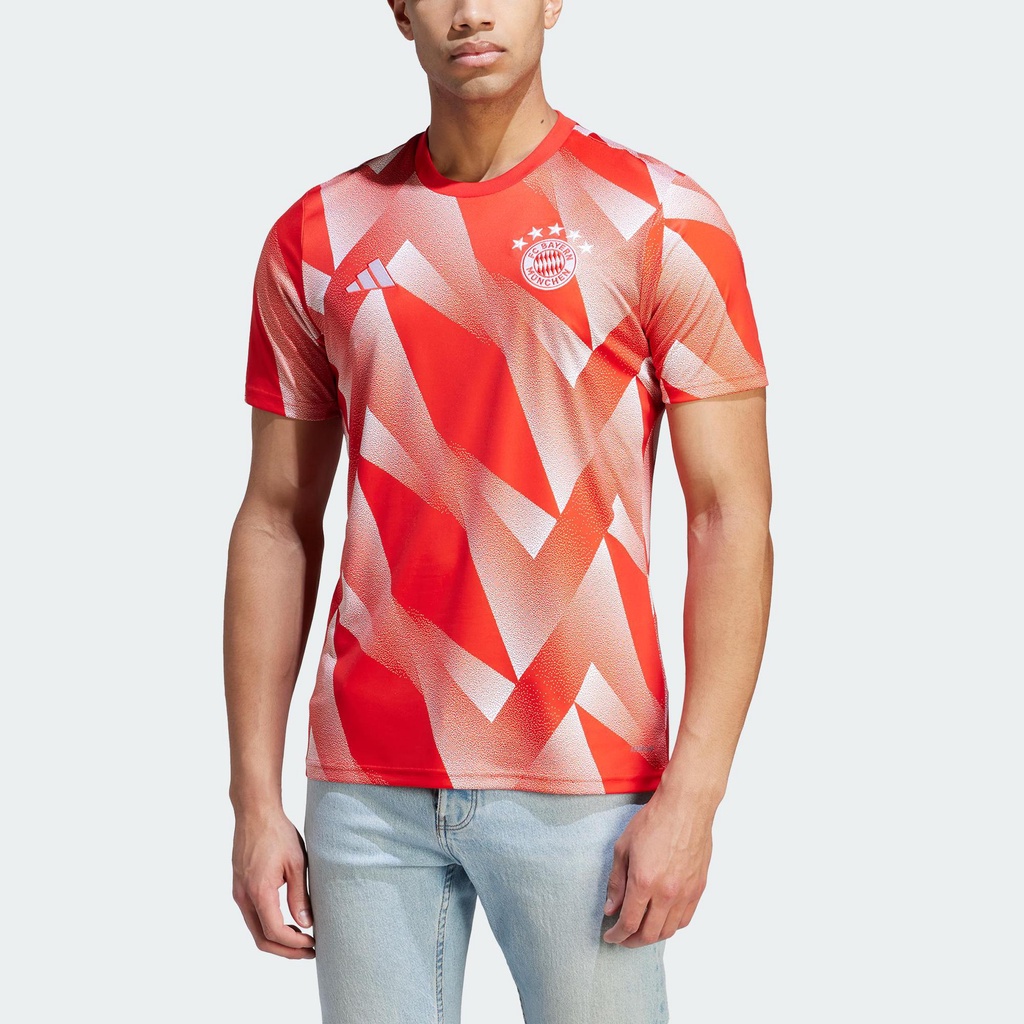 adidas Bóng đá Áo Jersey Trước Trận FC Bayern Nam Đỏ IB1560