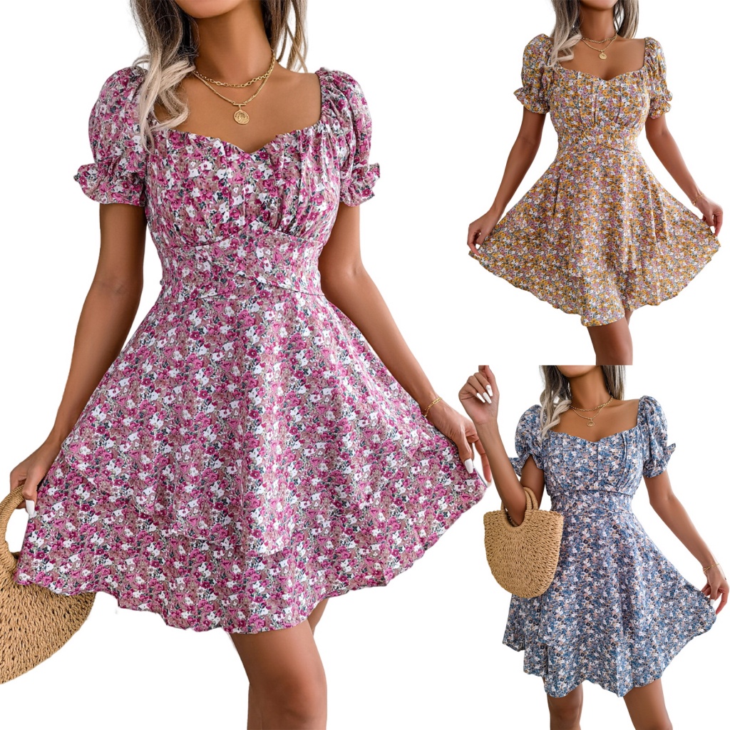 Yemianbuj.cl Đầm Xòe Mini Dành Cho Nữ