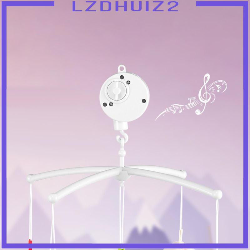 Hộp Nhạc Di Động Xoay Được Cho Cũi Em Bé