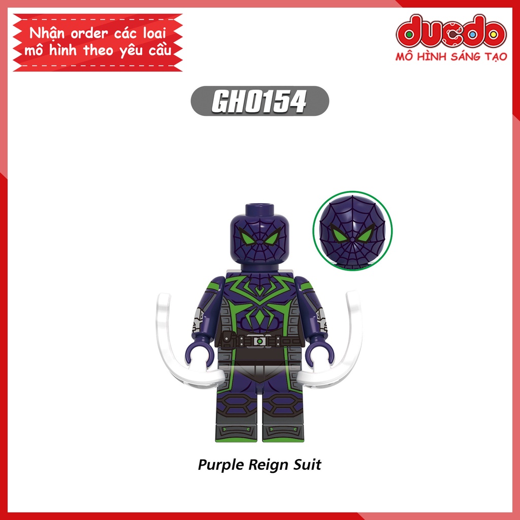 Minifigures các nhân vật Người nhện Spider Man - Đồ chơi Lắp ghép Xếp hình Mô hình Mini Iron Man XINH G0120