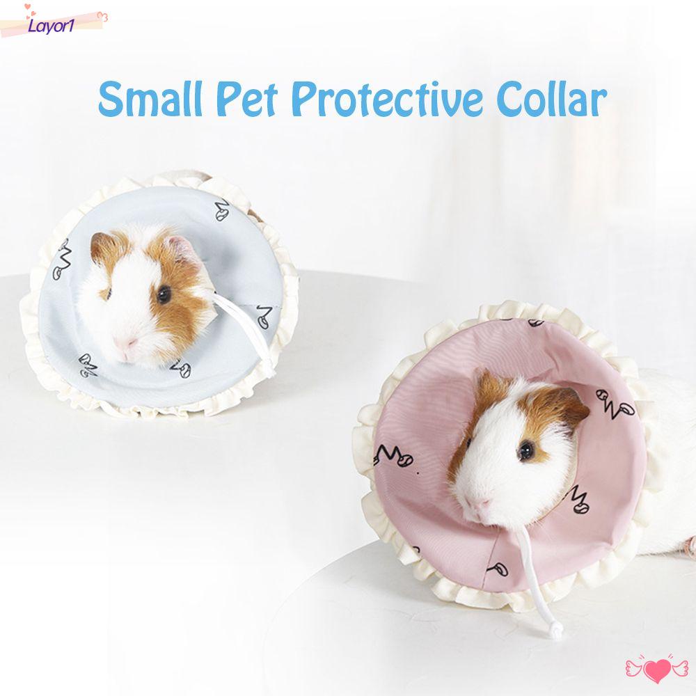 Layor1 Vòng Đeo Cổ Bảo Vệ Cổ Cho Chuột Hamster Elizabethan Hình Nón Nhỏ