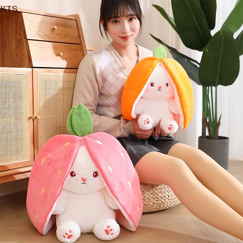 Thỏ Nhồi Bông Mềm Mại Tai Dài Đáng Yêu