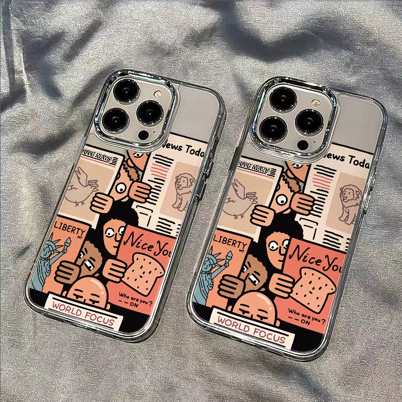 ✅Ốp Điện Thoại Mềm Chống Sốc Kiểu Dáng Đơn Giản 7DJN Cho Iphone 117Max14Pro 12Plus 138