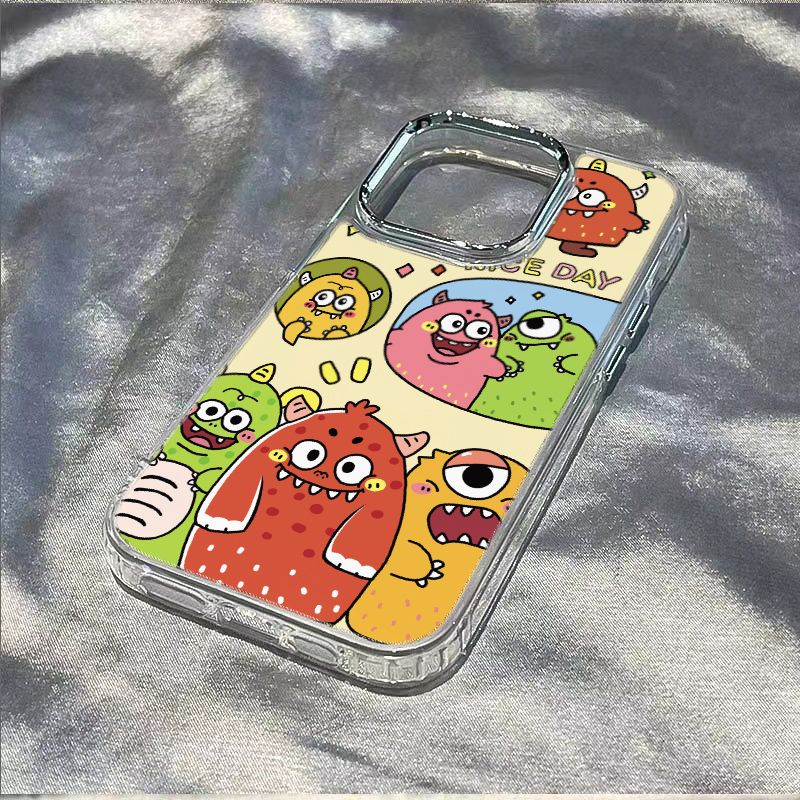 ✅Ốp Điện Thoại Dẻo Họa Tiết Quái Vật Chống Sốc Cho Iphone max714pro / iPhone12 11 plus813 K4Y0