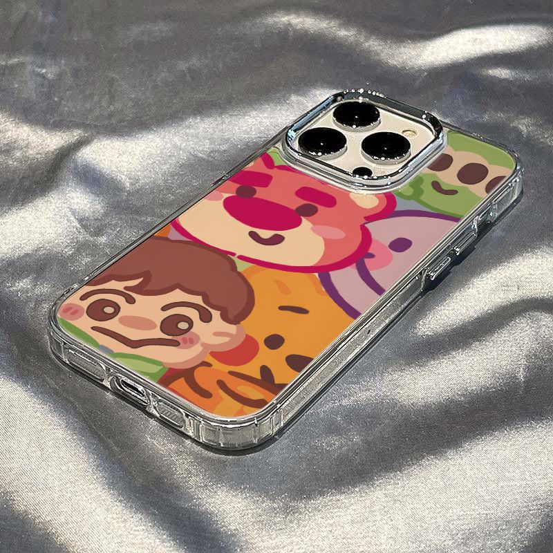 ✅Ốp Điện Thoại Dẻo Họa Tiết Gấu &amp; Dâu Tây Dễ Thương Chống Sốc Cho Iphone11In 13iPhone12 7 814pro max ZZ86