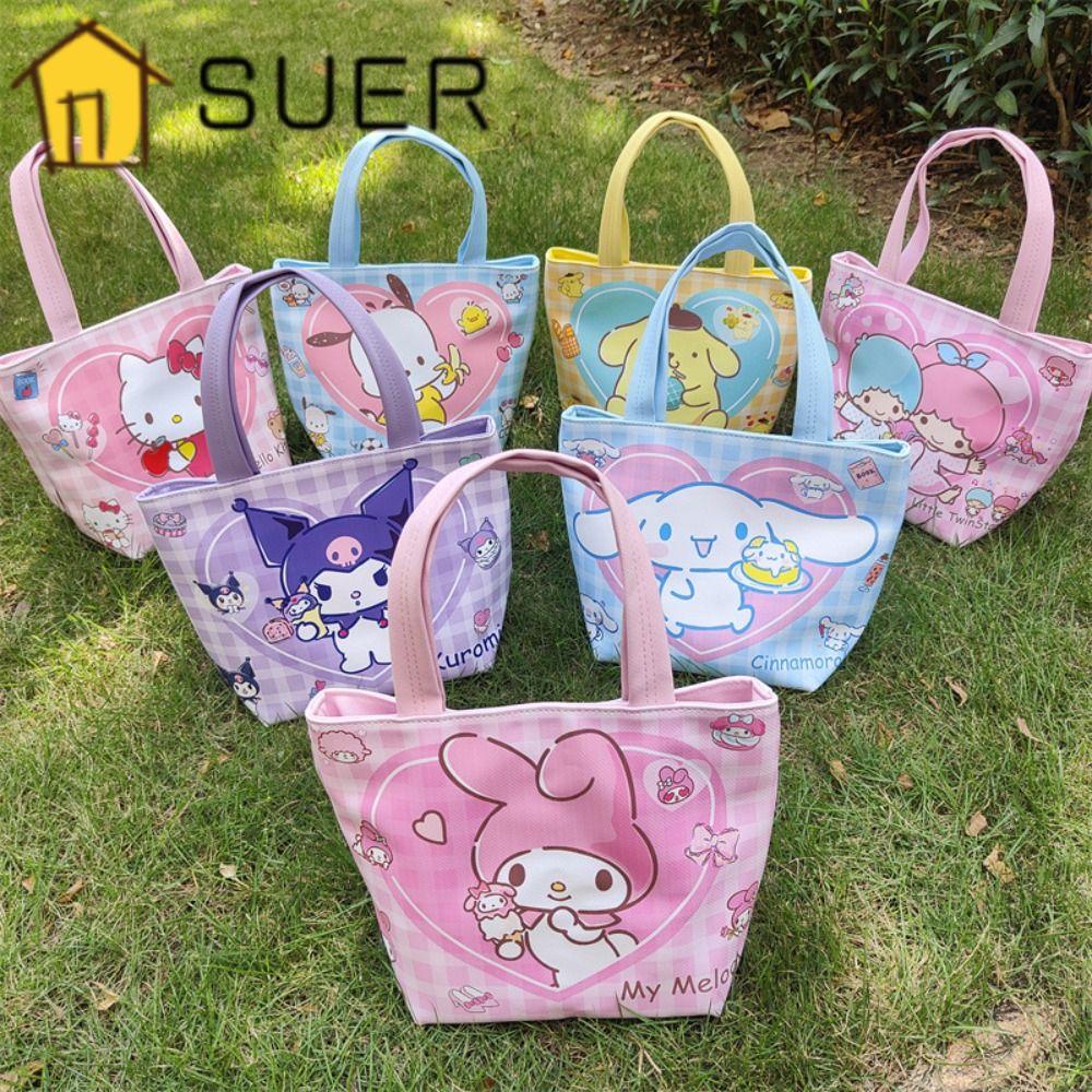 Suenin Túi vải Sức Chứa Lớn Kiểu Dáng Đáng Yêu