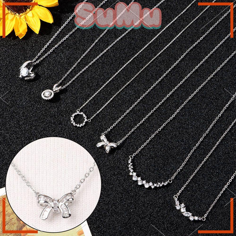Vòng cổ Mặt Đính Đá Sang Trọng Cho Nữ