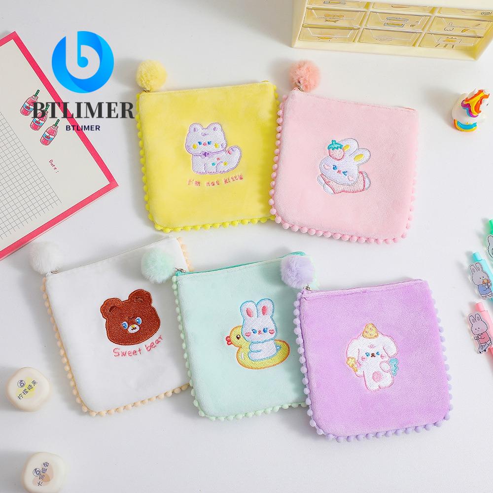 Túi Vải Cotton Đựng Bảo Vệ Máy Ảnh Họa Tiết Gấu Dễ Thương