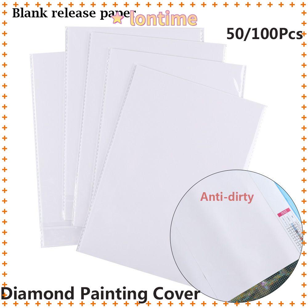 Bộ 50 / 100 Vỏ Bọc Tranh Chữ Thập Chống Bụi Bẩn Tiện Dụng