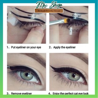( Có Sẵn ) Khuôn kẻ EYELINER 10 pcs/set